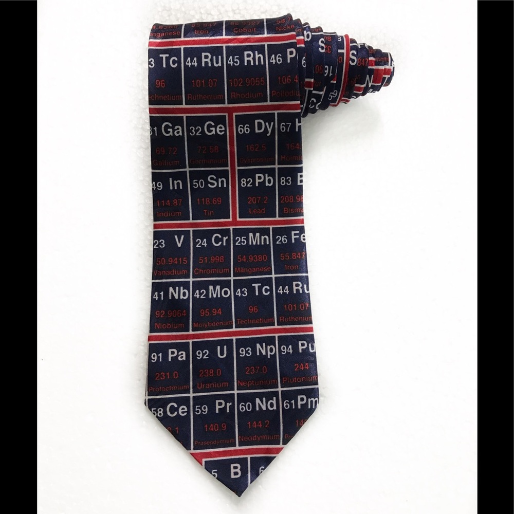 Steve Harris Periodic Table Of Elements Tie